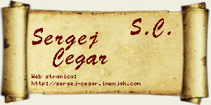 Sergej Čegar vizit kartica